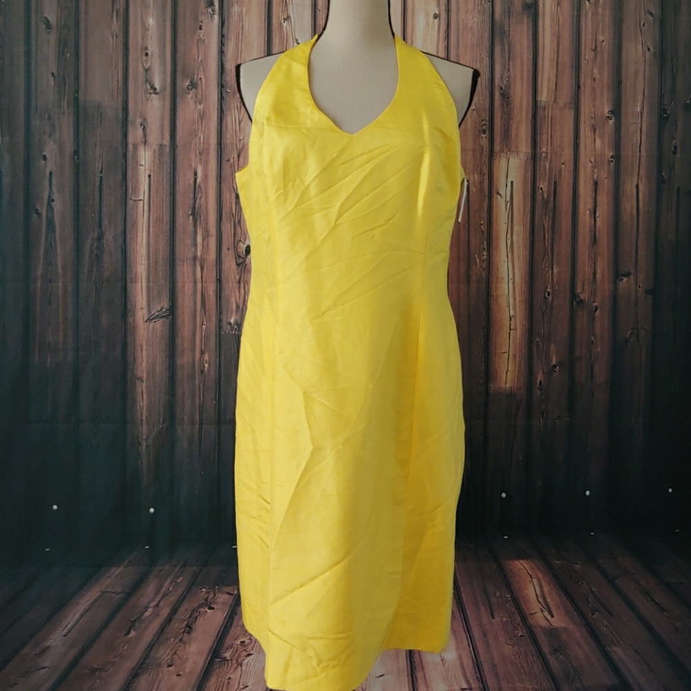 Cute Moda intl sleeveless dress sz 14 100% silk